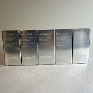 Lot Of 5: La Prairie Skin Caviar Luxe Eye Cream TRAVEL SIZE: 0.10 oz/ 3 ml NIB